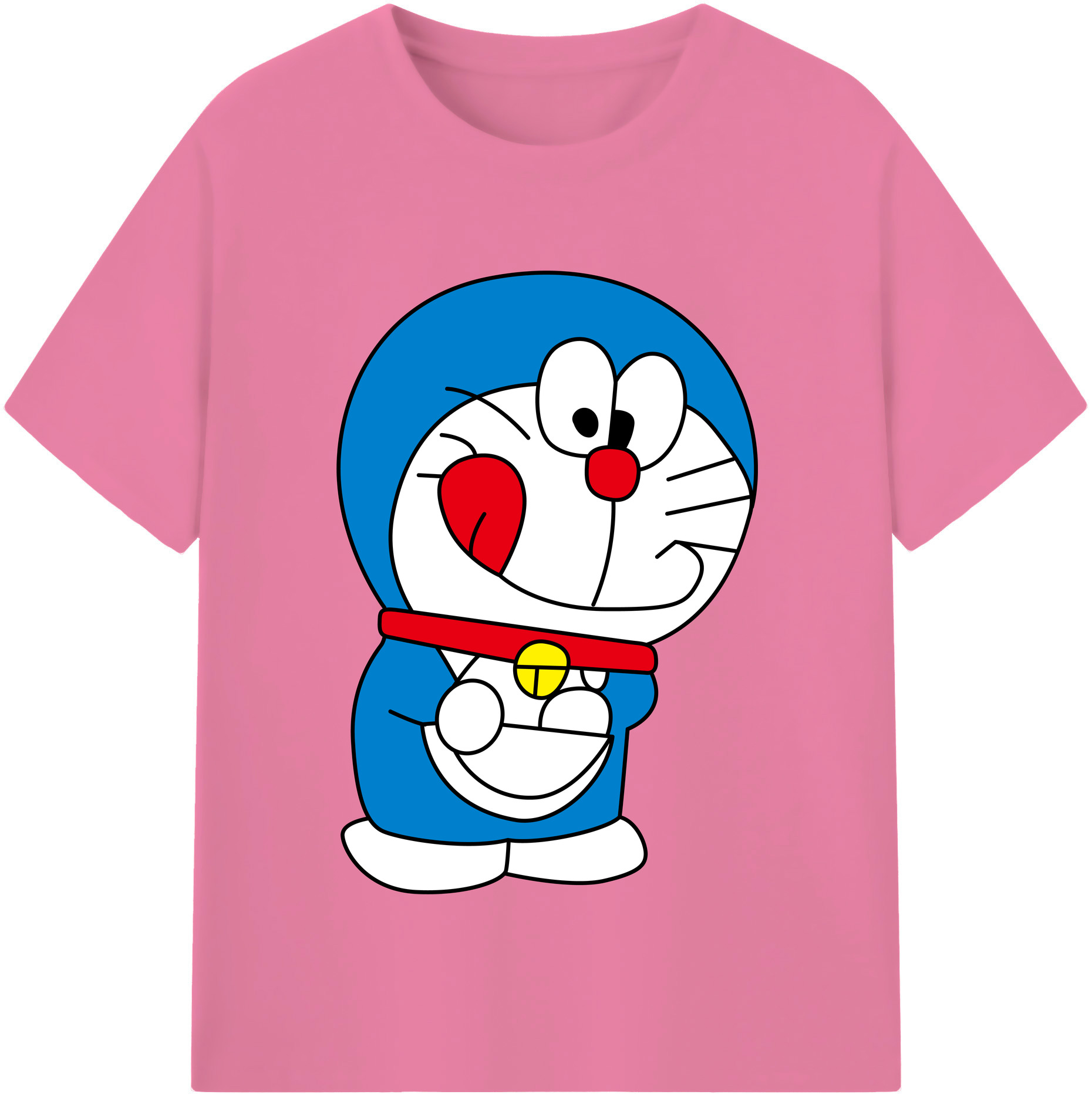 （画像用） ドラえもん Doraemon 綿100％半袖Tシャツ（フロントプリント）